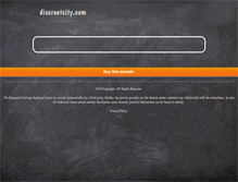 Tablet Screenshot of discreetcity.com